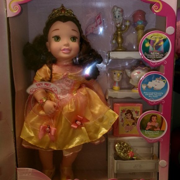 NIB My First Disney Princess Belle Singing & Storytelling Interactive 20" Doll - Picture 3 of 16